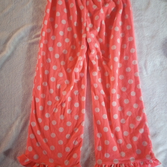 Carter's Coral and White Polka Dot Soft Bottoms - Picture 4 of 4